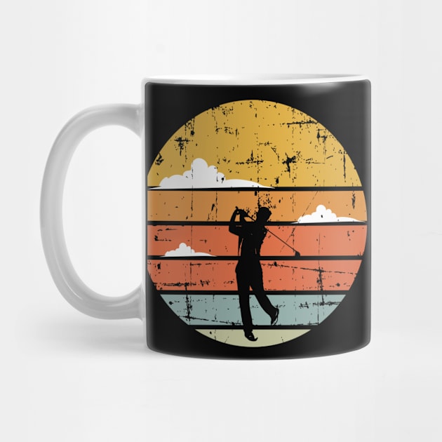 Retro Golfing Vintage Golfer Gift Golf by petervanderwalk